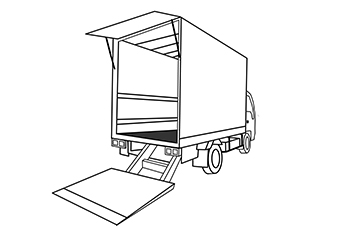 大型トラック荷台用シート