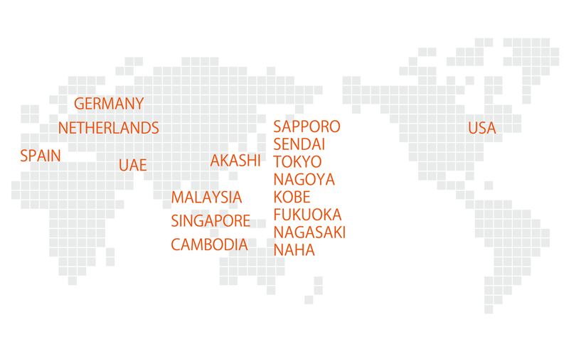 SHIBATA Global Map